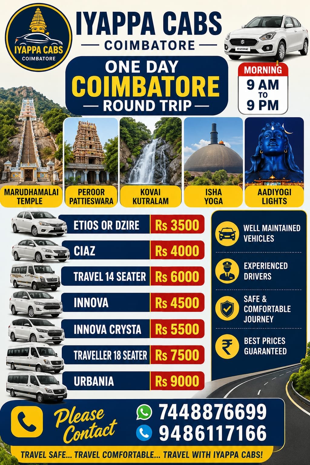 Iyappa Cabs - All Type of Vehicles Available